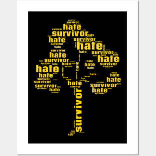 hate survivor tree Posters and Art